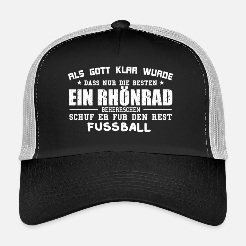 Rhönrad beherrschen - Trucker Cap - Schwarz/Steingrau