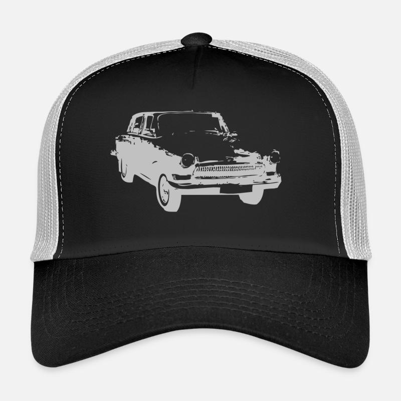Gaz Wolga M21 - Trucker Cap - Schwarz/Steingrau