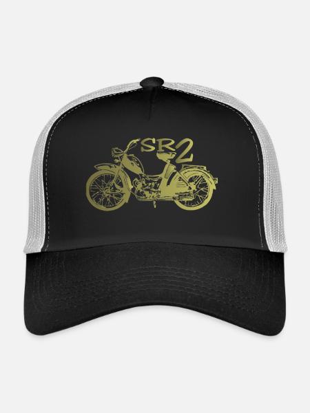 Simson SR2 - Trucker Cap - Schwarz/Steingrau