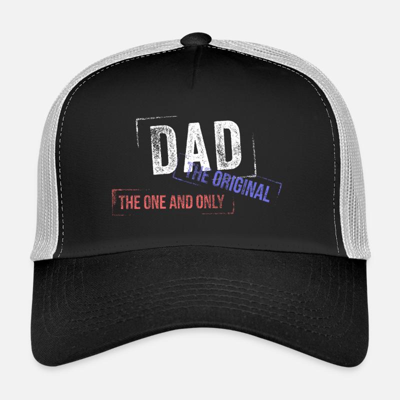 Dad the one and only Dad Gift Father's Day Trucker Cap