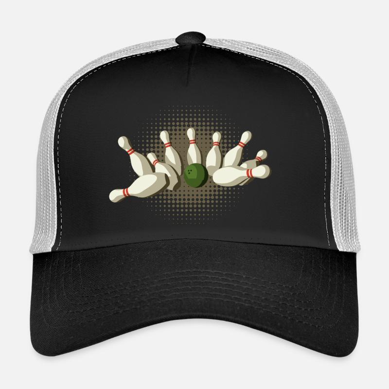 Strike Kegeln - Trucker Cap - Schwarz/Steingrau