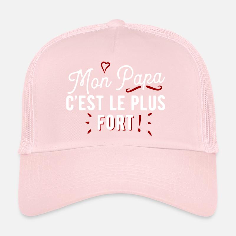 Papa le plus fort cadeau Casquette trucker 