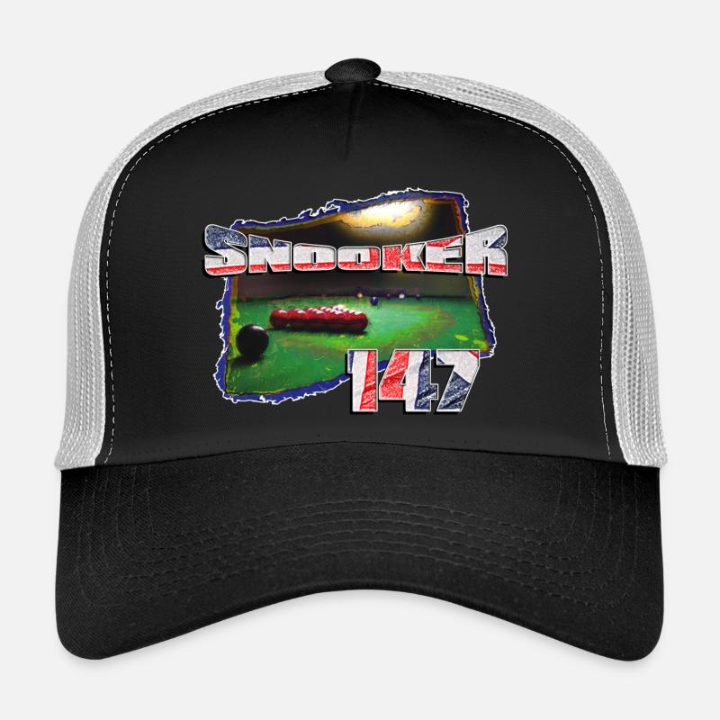 SNOOKER 147 - Trucker Cap - black/stone grey