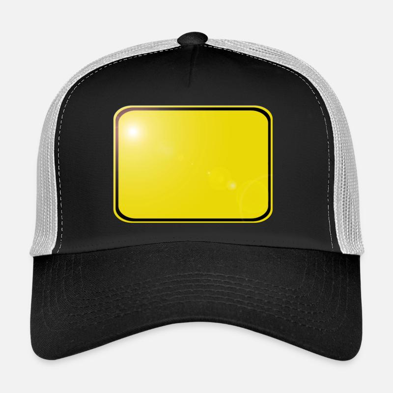 Ortsschild blanko, einfach - selbst gestalten Trucker Cap