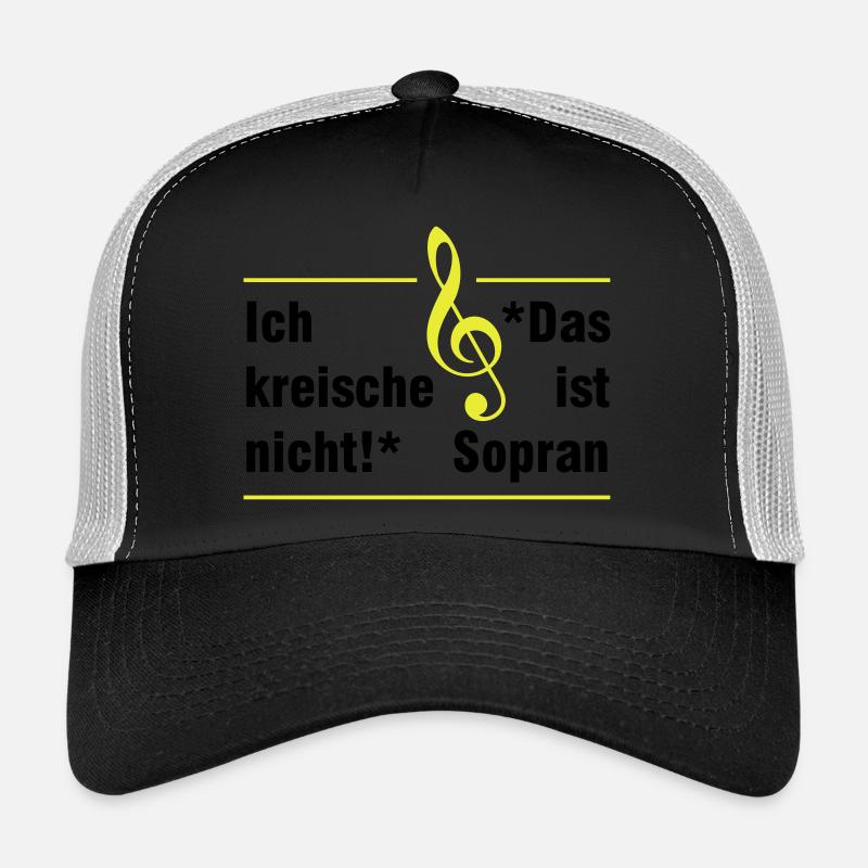 Sopran - Trucker Cap - Schwarz/Steingrau