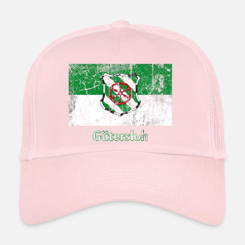 drapeau Guetersloh Stadtfahne ville drapeau drapeau Casquette trucker 