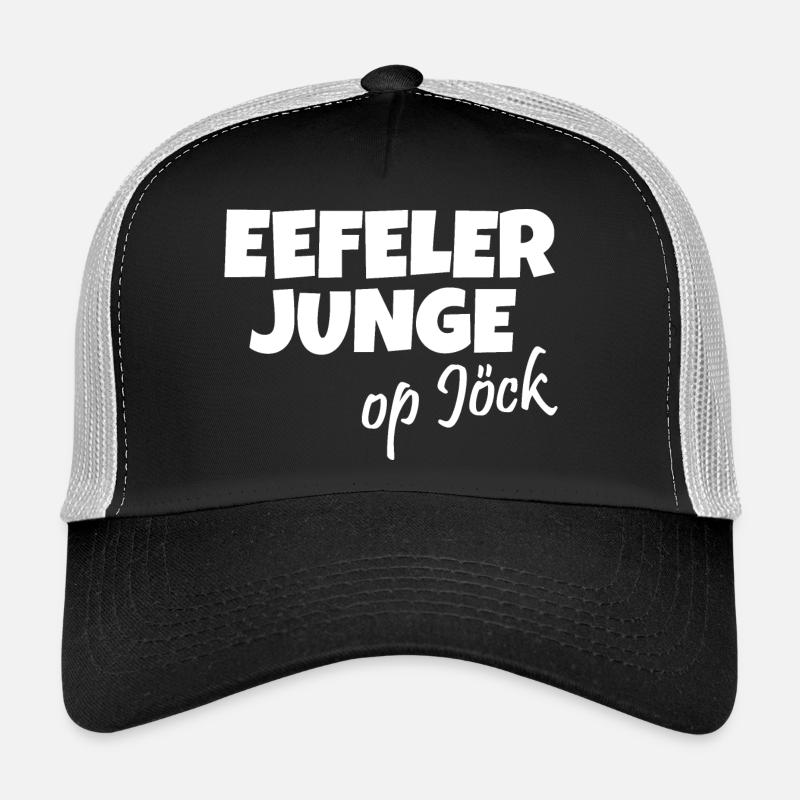 Eefeler Junge op Jöck (Weiß) Eifel Jungs Trucker Cap