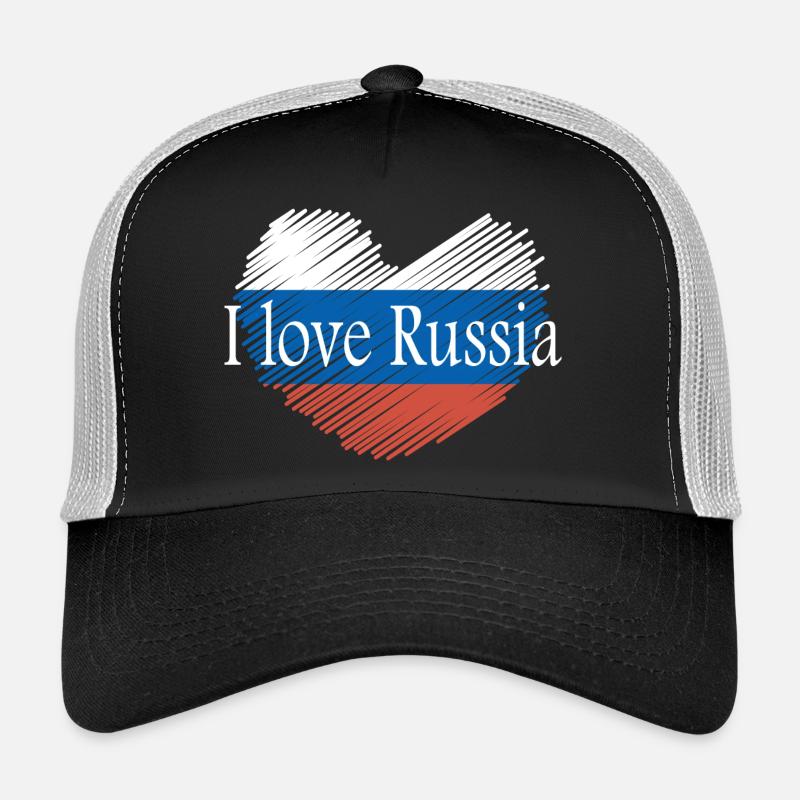 J'aime la russie Casquette trucker 