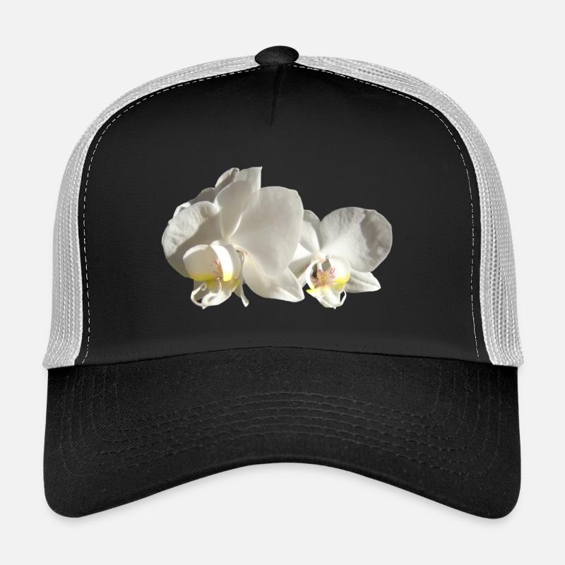 Orchidee weiß Trucker Cap