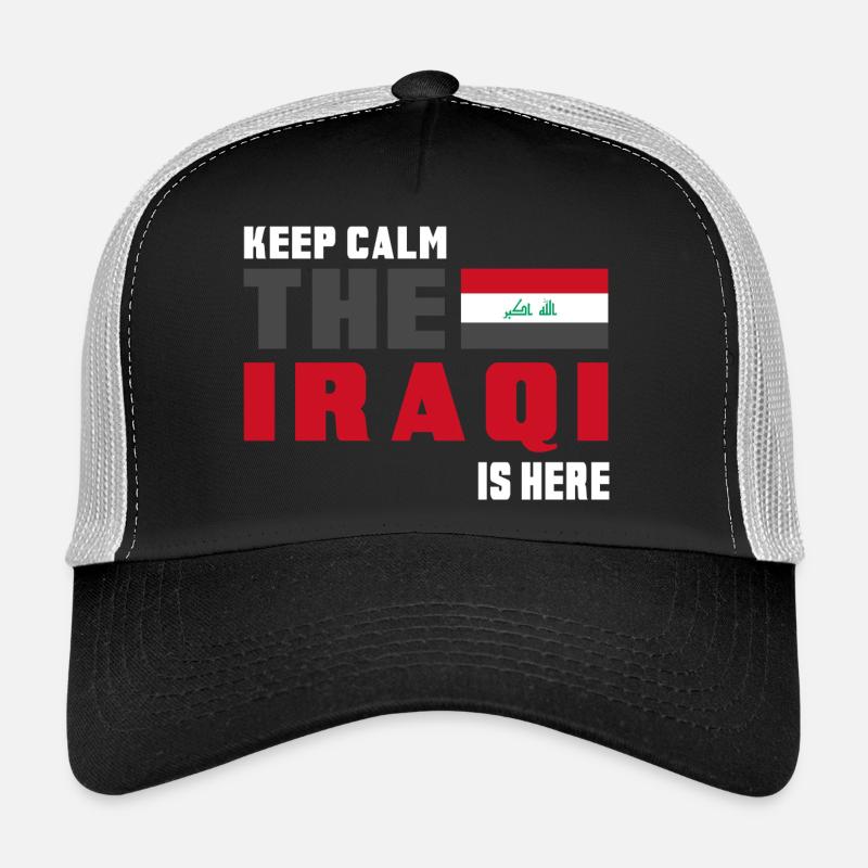 Keep Calm Iraq flag design Trucker Cap