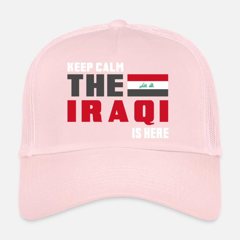 Drapeau Irak Keep Calm Casquette trucker 