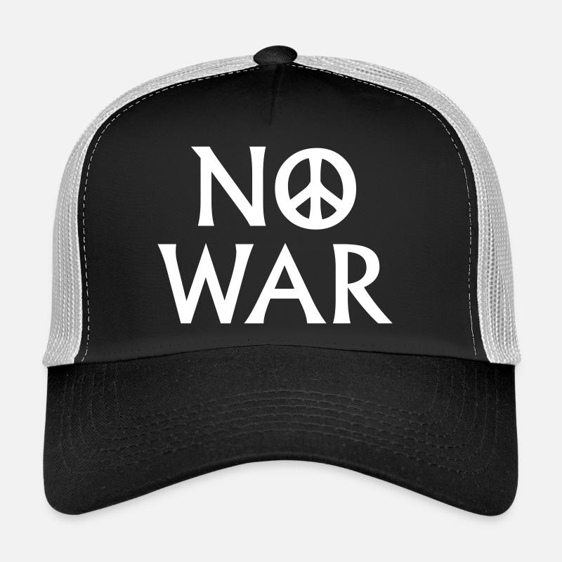 Pas de guerre - Casquette trucker  - noir/gris pierre