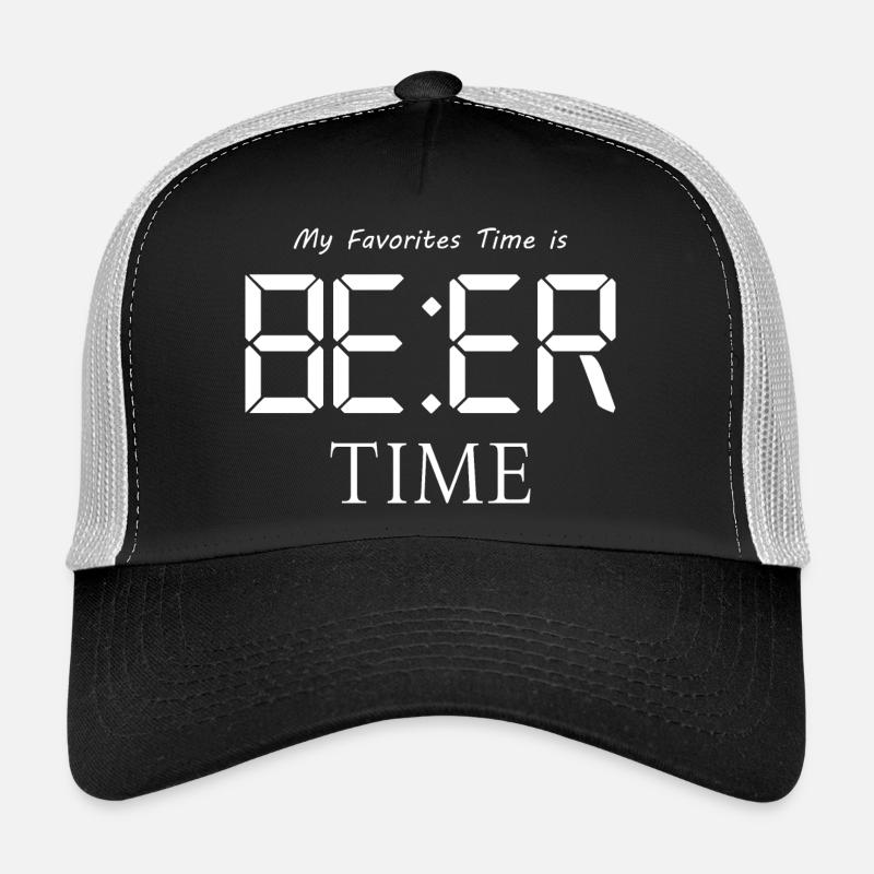 My favorite time is beer time Trucker Cap