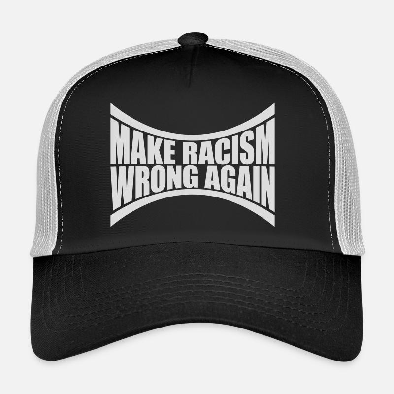 make racism wrong again Trucker Cap