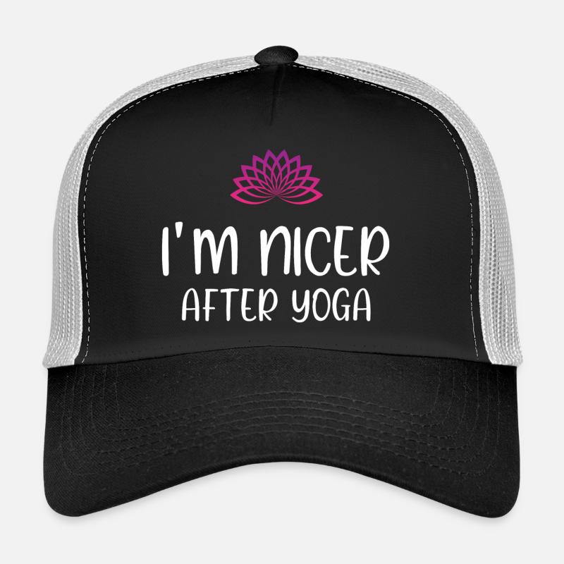 Ich bin netter nach dem Yoga Trucker Cap