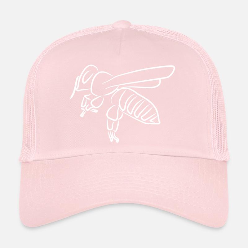 Honey Bee Drawing Trucker Cap