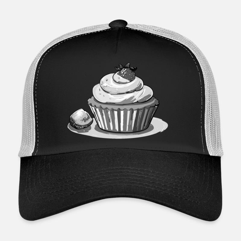 Cupcake Fraise Casquette trucker 