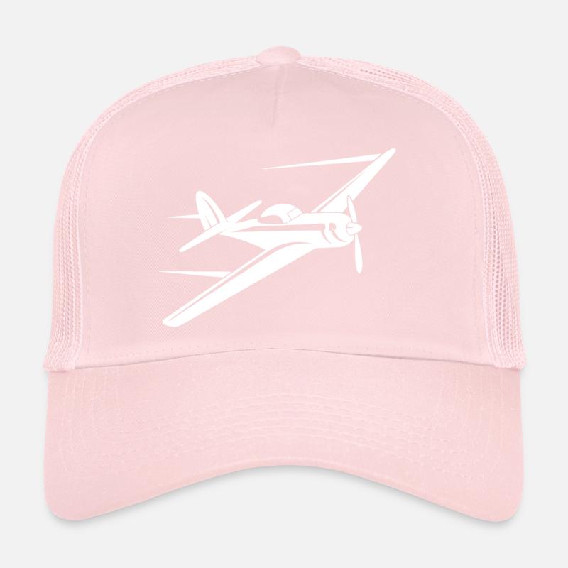 Croquis d’avion d’hélice Casquette trucker 