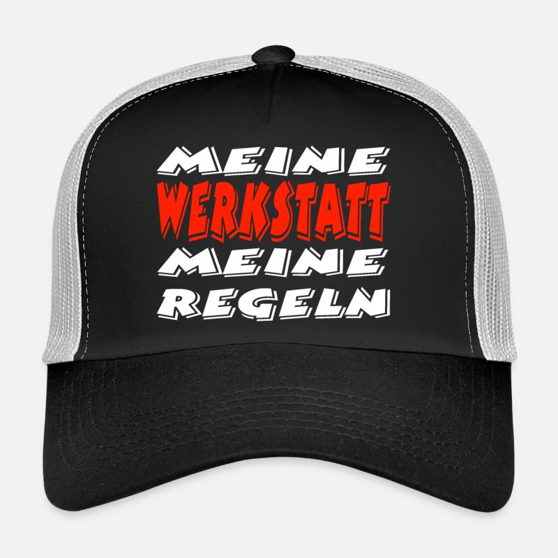 Auto - Trucker Cap - Schwarz/Steingrau