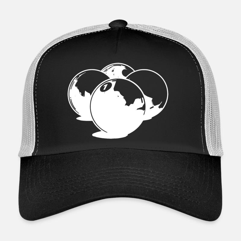 Billardkugeln Zeichnung Trucker Cap