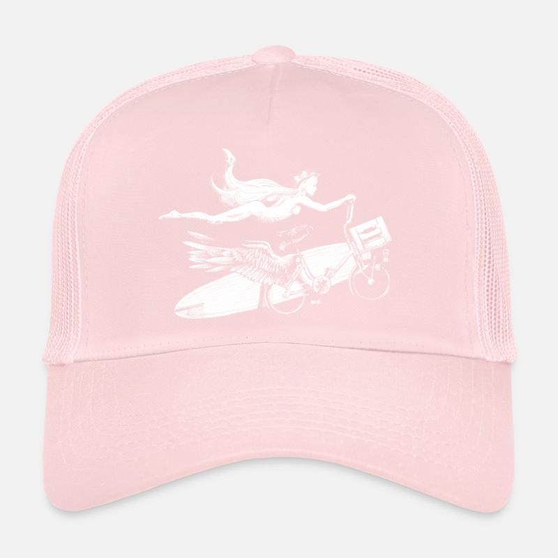 Flying Bike - Blanc Casquette trucker 
