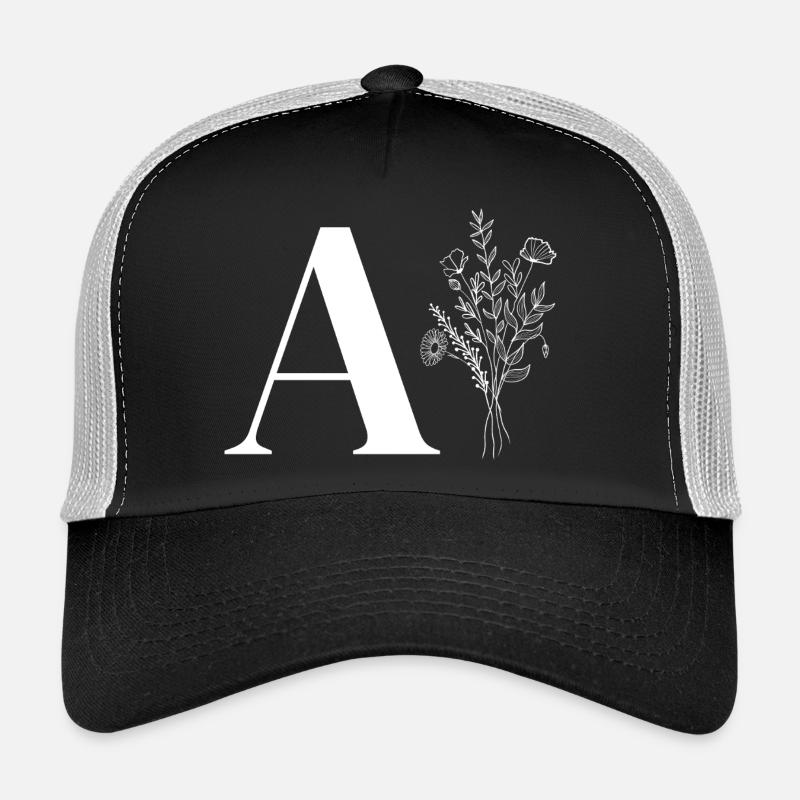 Minimalistische Blumentasche Trucker Cap