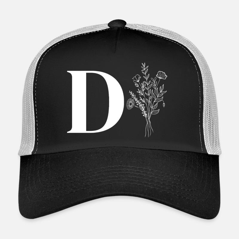 Lette d fleurs minimalistes Casquette trucker 