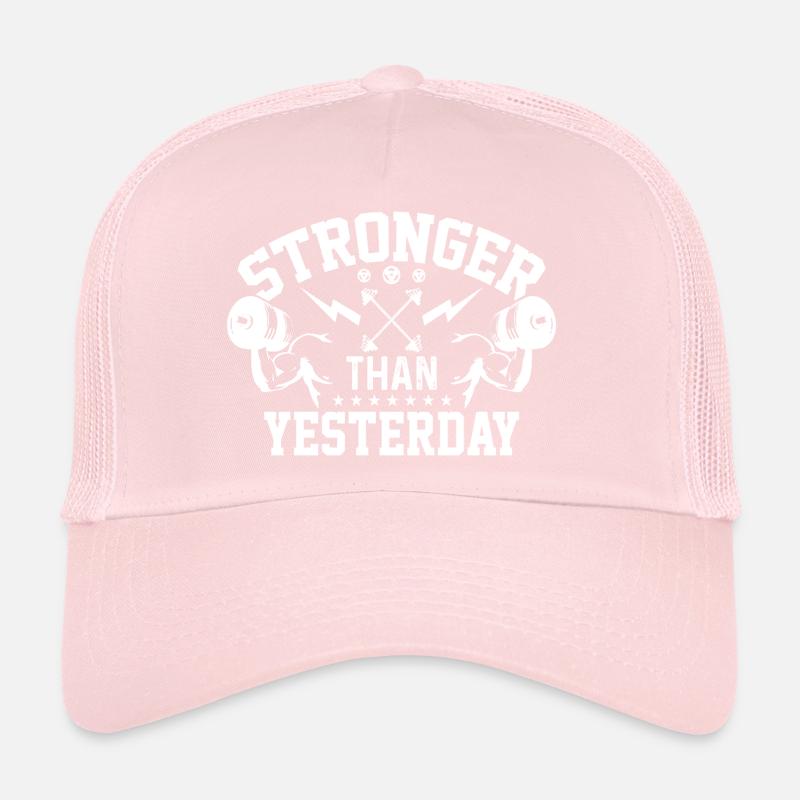 Stronger Than Yesterday Trucker Cap