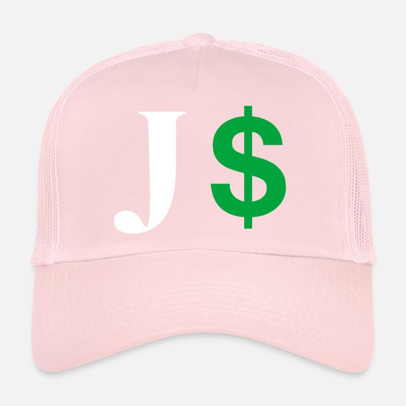 Lettre j dollar Casquette trucker 
