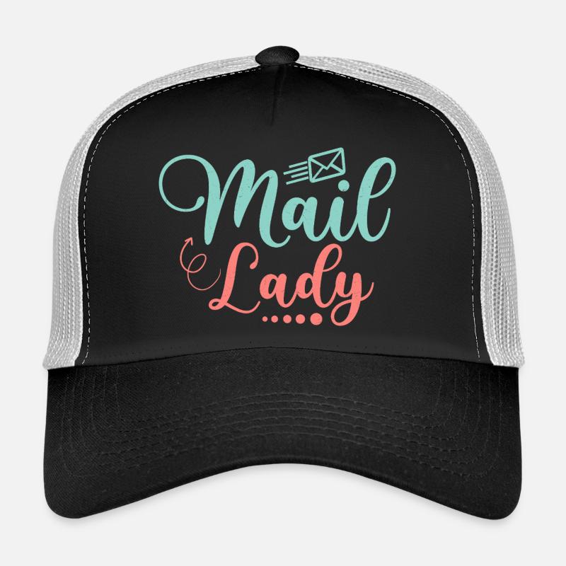 Mail Lady Mailman Postal Worker Trucker Cap