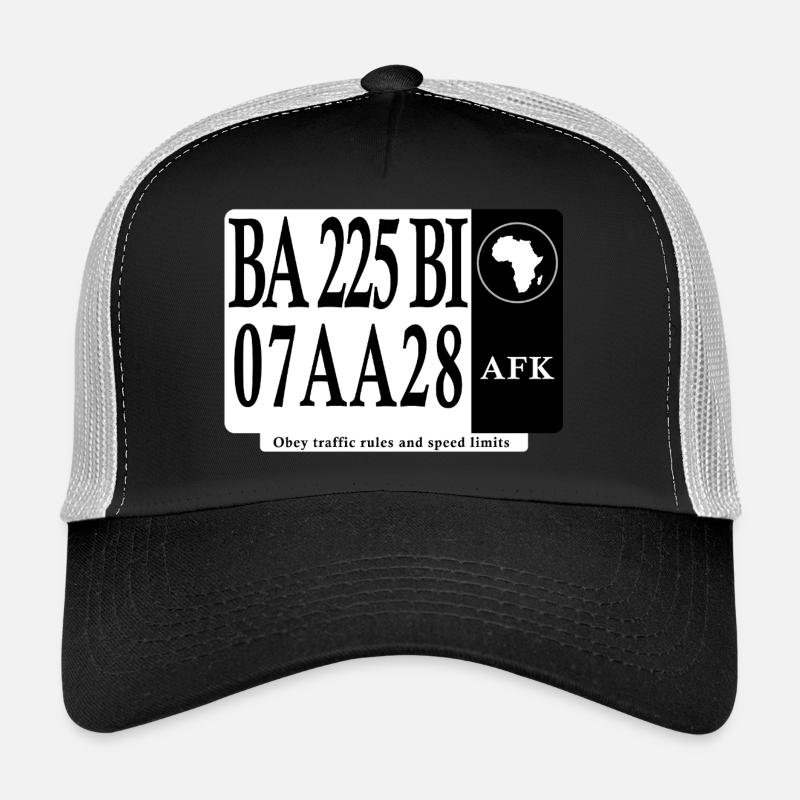 Plaque de sensibilisation Routière Casquette trucker 