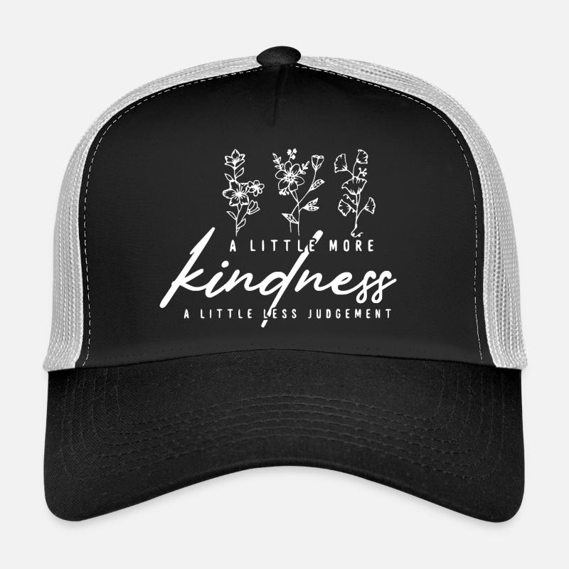 A Little More Kindness Florales Statement Trucker Cap