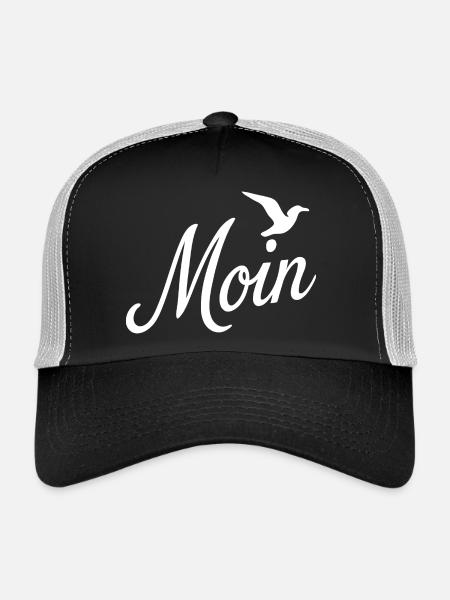 Moin Möwe - Trucker Cap - Schwarz/Steingrau