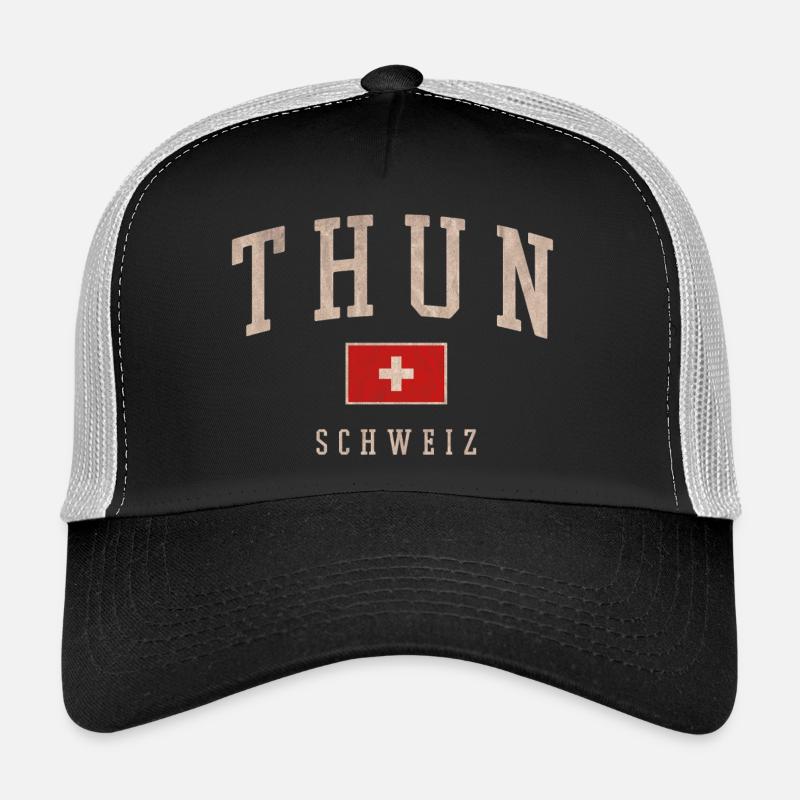 Thun Schweiz Vintage Logo Trucker Cap