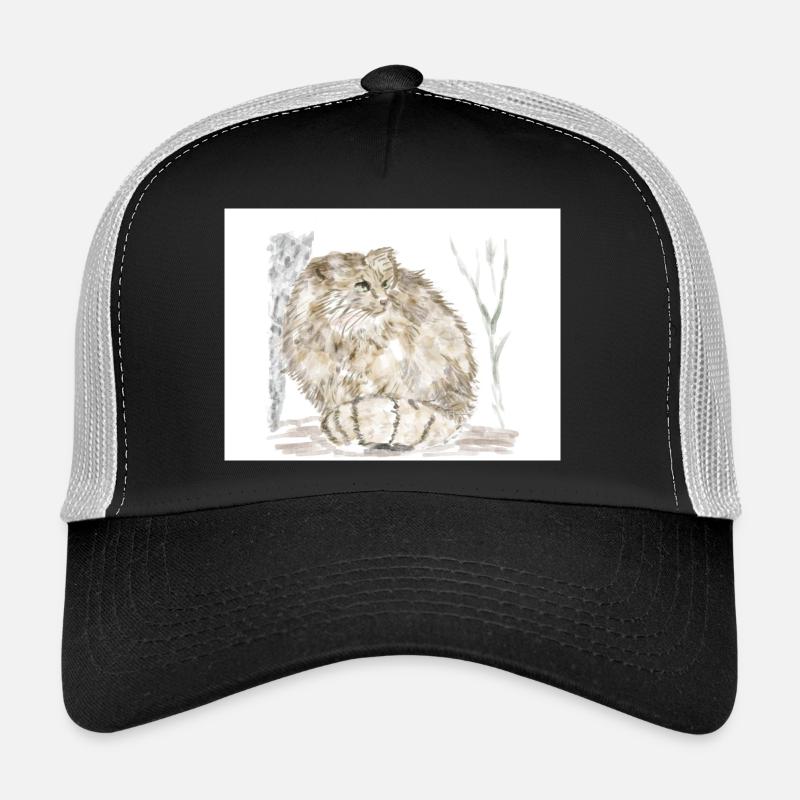 Manul-Wildkatze Trucker Cap