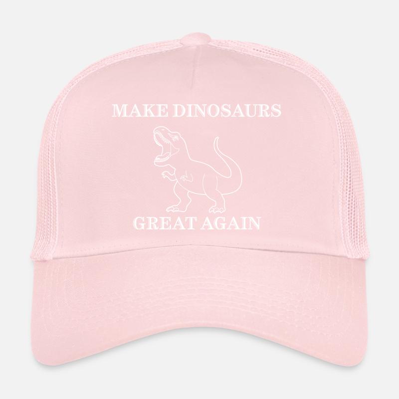 T-Rex emblématique avec slogan amusant Casquette trucker 