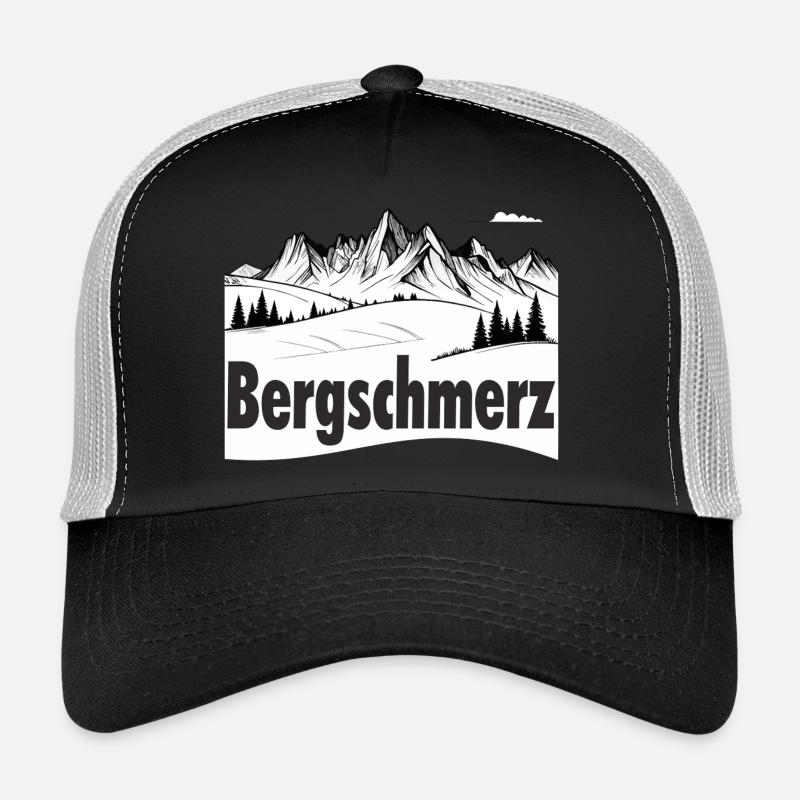 Bergschmerz - Trucker Cap - Schwarz/Steingrau