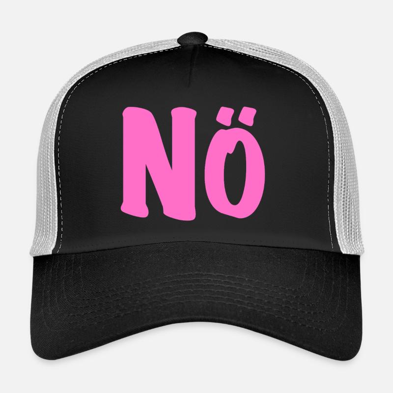 Non - rose fluo - Non Néon Casquette trucker 