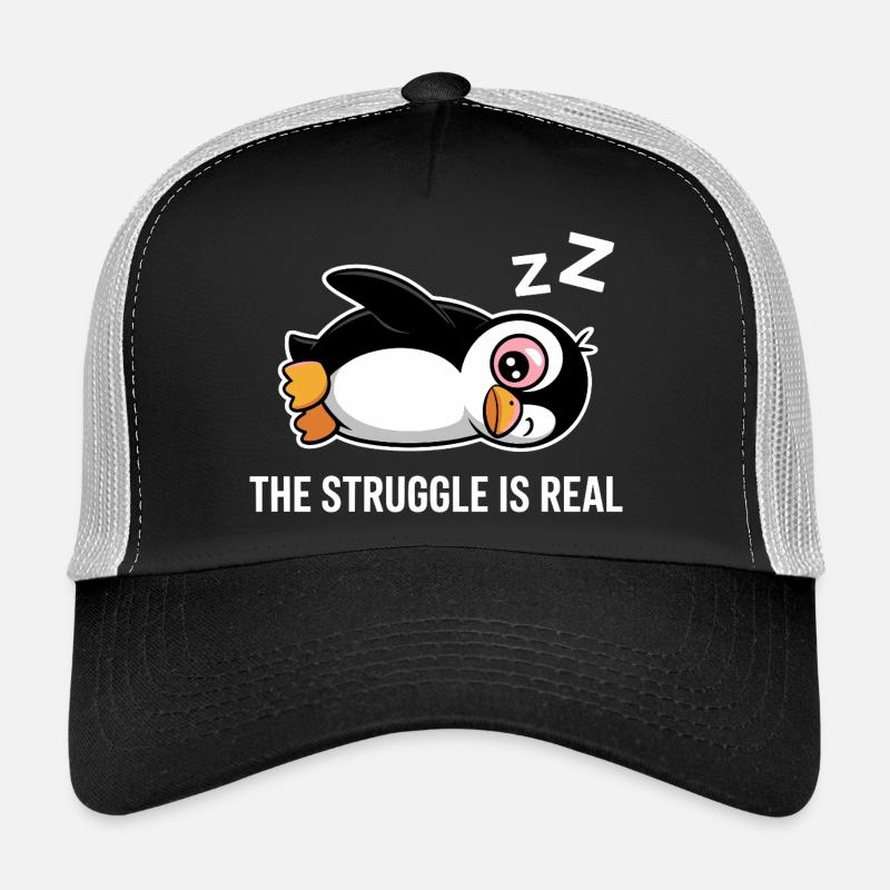 Pingouin Drôle de dicton Casquette trucker 