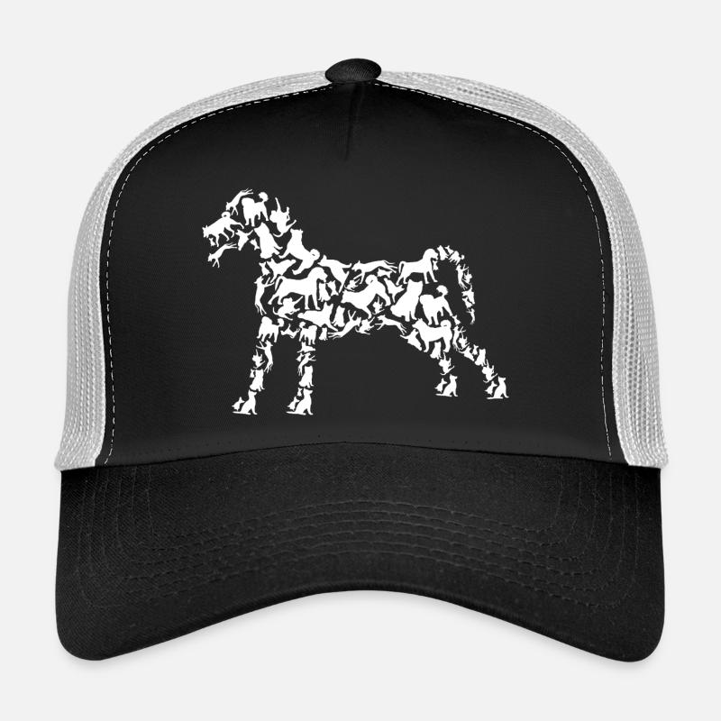 Hund Zeichnung Trucker Cap
