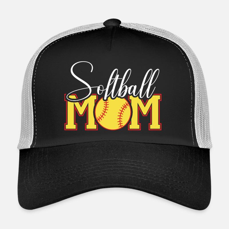 Softball Mama Emblem Trucker Cap