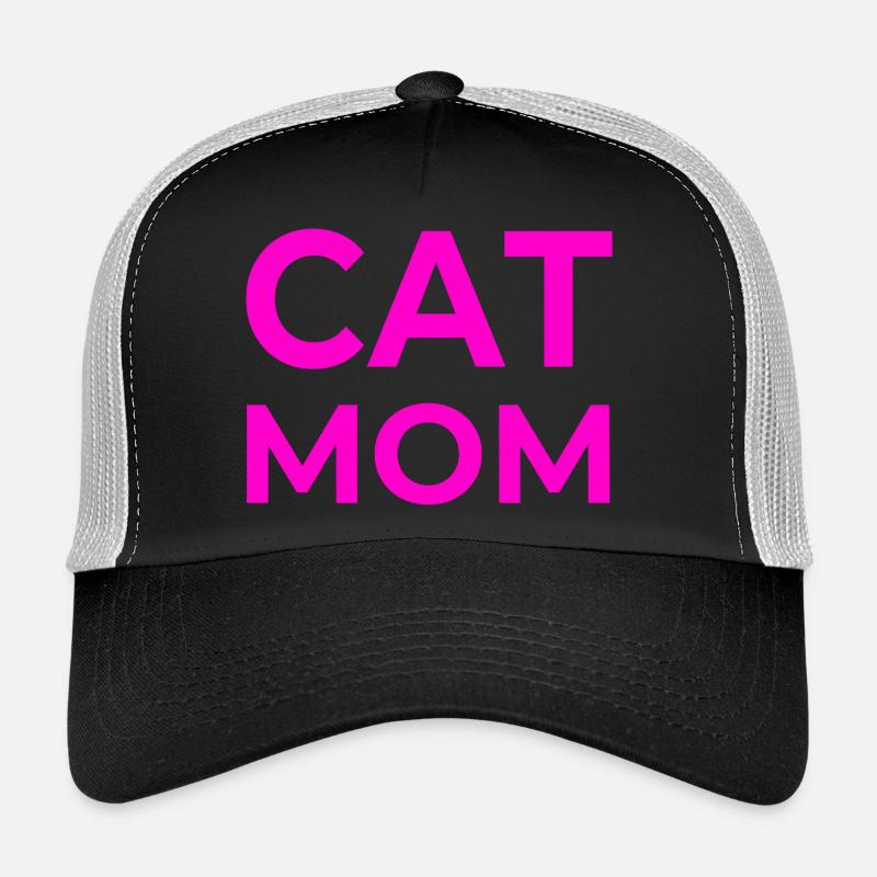 Katzen - Trucker Cap - Schwarz/Steingrau
