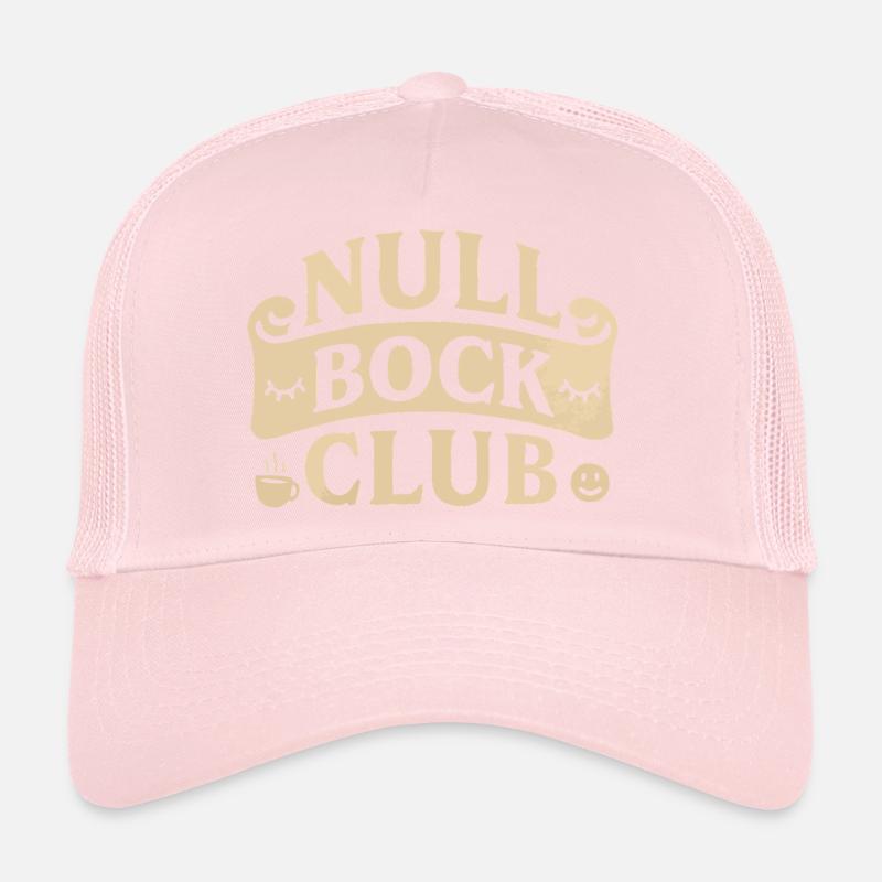 Null Bock Club – Statement Saying Funny Trucker Cap
