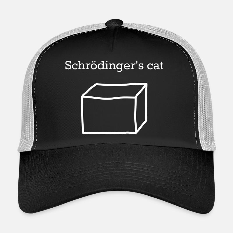 Schrödinger's Cat – Quantum Physics Cult Motif Trucker Cap