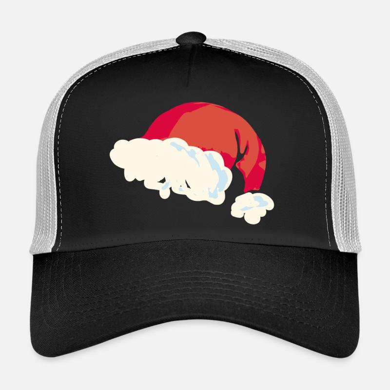 Noël Père Noël chapeau flat design Casquette trucker 