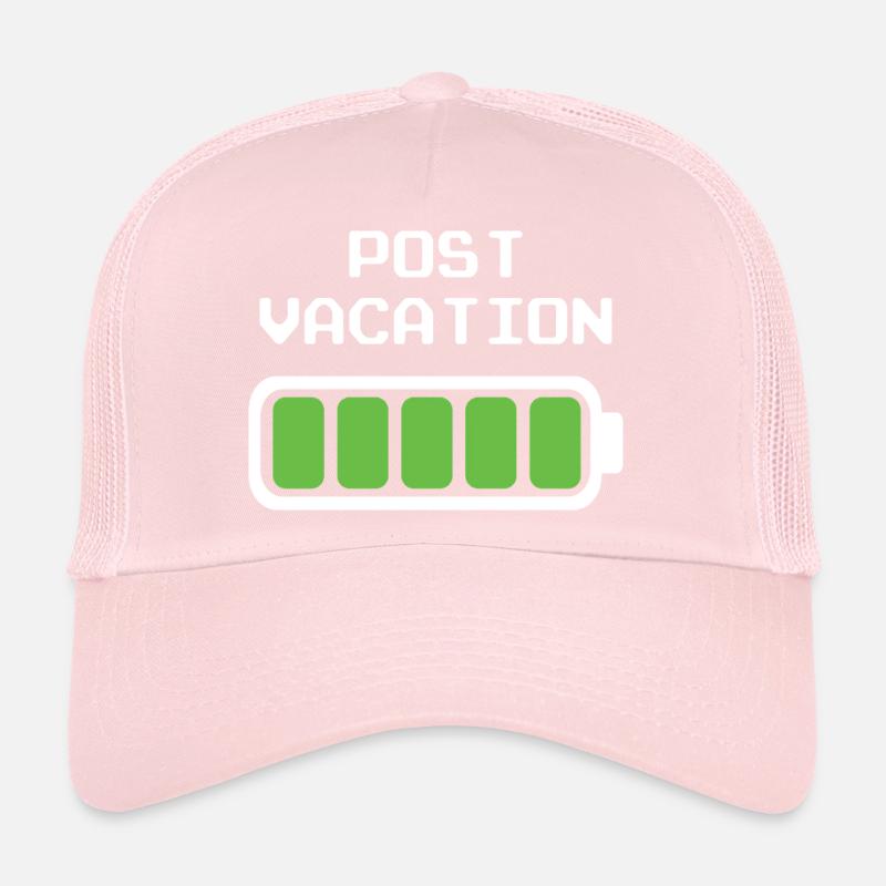 Post Vacation Design – Full Battery Indicator Trucker Cap
