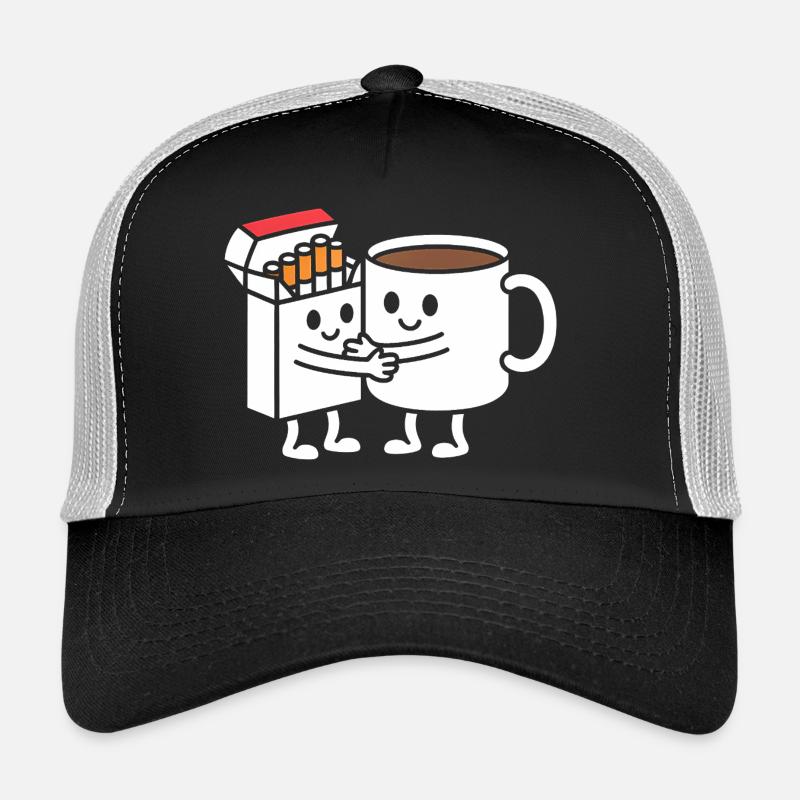 Café et cigarettes - Funny Balkan Breakfast T- Casquette trucker 