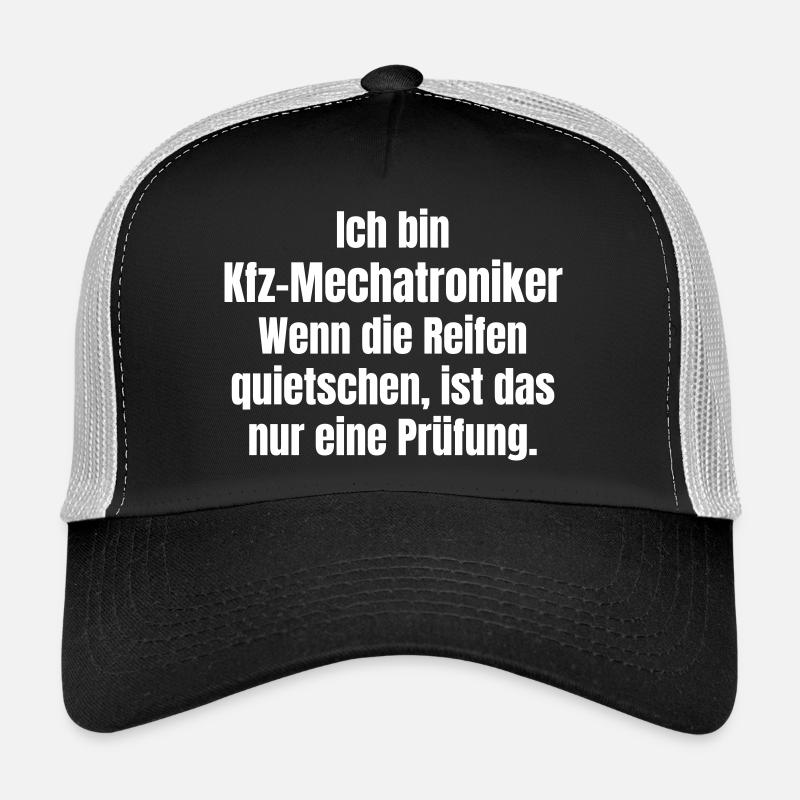 Automotive Mechatronics Technician Tire Testing Saying Trucker Cap
