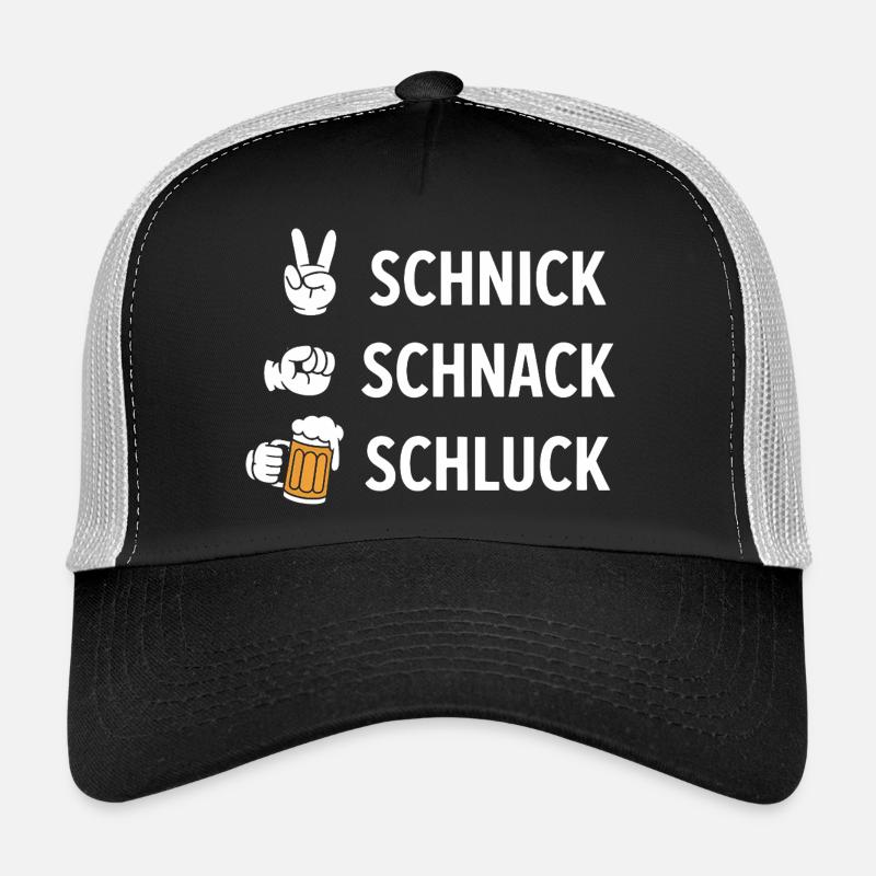 Schnich Schnack Schluck - Mème drôle de la boisson Casquette trucker 