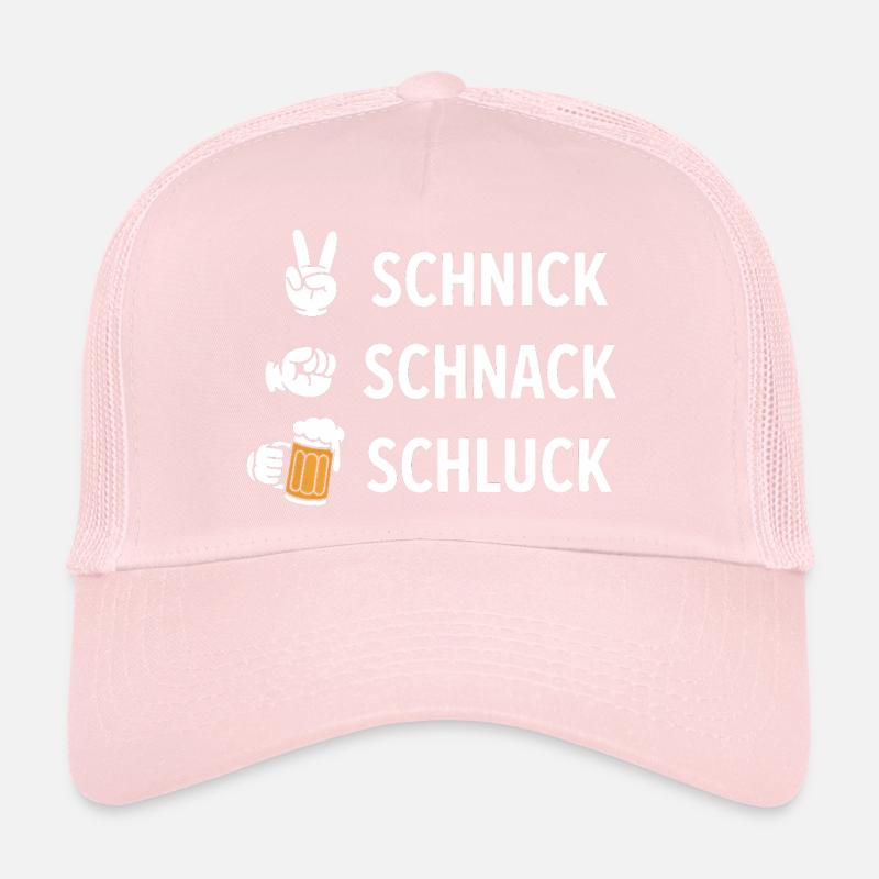 Schnich Schnack Schluck - Mème drôle de la boisson Casquette trucker 